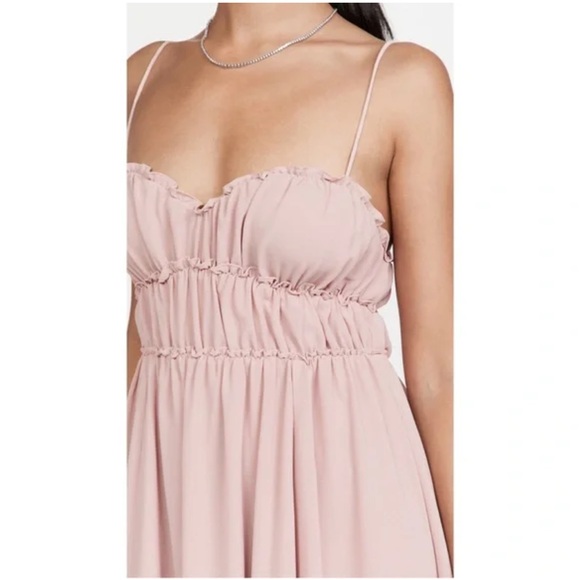 NWT OPT One Pretty Thing Gigi Ruffle Chiffon Dress XS - Picture 4 of 13